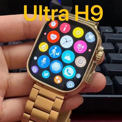 China 2023 Touch Screen Gold G9 49mm Ultra Max Smartwatch Gold H9 Smartwatch Reloj Inteligente For Men Ultra m12 Gold Dragon Watch for sale