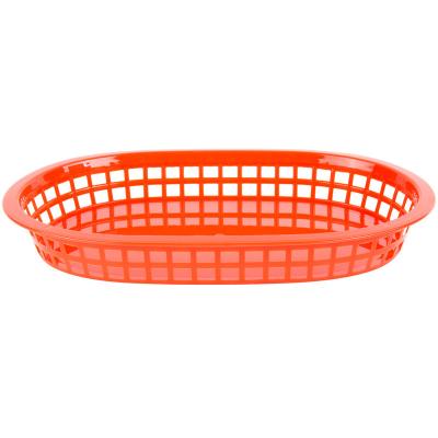 China China Factory Direct Sale Sustainable Plastic Fry Serving Basket Bread Baskets For Serving for sale