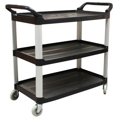 China Sustainable Multi-Functional Plastic Serving Trolley Durable Plastic Kitchen Hotel Cart for sale