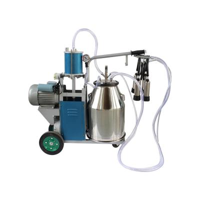 China Farms Cow and Goat Group Portable Single Piston Electric 25L Milking Machine for sale