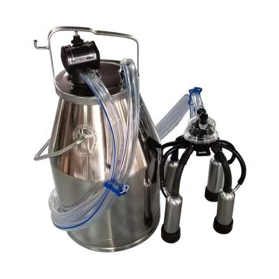 China Farms Liner Claw Milk Tube Air Short Tube Stainless Steel Transparent Bucket 25L With Lid for sale