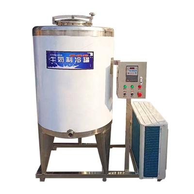 China Factory 304 Stainless Steel Refrigerator 200L-1000L Bulk Milk Cooler Machine Equipment Horizontal Vertical Open Tank Tank for sale