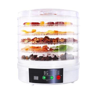 China Hotel Electric Food Trays Mini Fruit Vegetable Screen 5 LED Dehydrators for sale