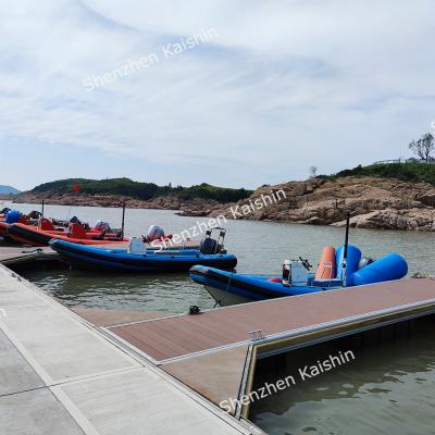 中国 立方体の浮遊ドックのための海洋のボートの浮遊ドックのプラットホームのヨットの停泊の浮桟橋の舟橋の浮遊ポンツーン 販売のため