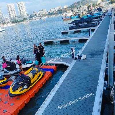 Cina Di alluminio bacino Marine Pontoon Bridge Jetty Marine che costruisce il bacino galleggiante della barca di plastica da vendere in vendita