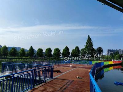 China Laminate Flooring Aluminum Floating Docks Marine Floating Pontoon Platforms à venda