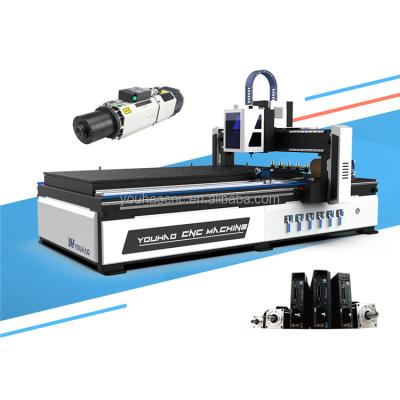 China Wood Engraving and Cutting China 1325 CNC Router 4 Rotary Axis with 4th Rotary Axis Mini CNC Router and Desktop Mini Machine for sale