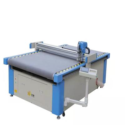 China Cloth CNC Oscillating Knife Cutting Machine For Leather Corrugated Paper Trim, Round Straight Vibrating Knife Cloth Cutting Machine for sale