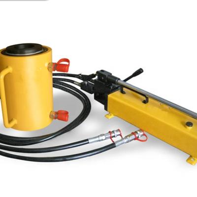 China Regulating Hydraulic Hand Pump with Ram Cylinder Single Acting Cavity for sale