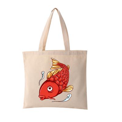 China Environmentally Friendly Customized Logo Factory Customized Hand Held Canvas Bags Reusable Canvas Bags Direct Sales for sale