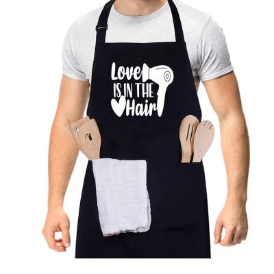 China Tidy/Storage Barber Apron for Women with 2 Pockets, Adjustable Men Hair Stylist Aprons for Salon Hairdresser Barber for sale