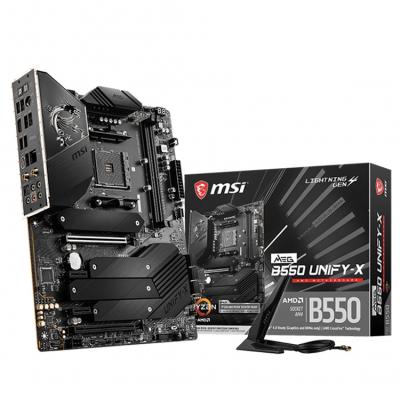 China MSI Meg B550 UNIFY-X Gaming Desktop Motherboard with DDR4 Memory Supports AMD Ryzen 5000 and 3000 Series Desktop Processors for sale