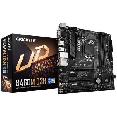 China GIGAOCTET B460M D3H LGA 1200 Socket Gaming Desktop Motherboard With Intel B460 Chipset Support 10th Gen Core Series Processors for sale