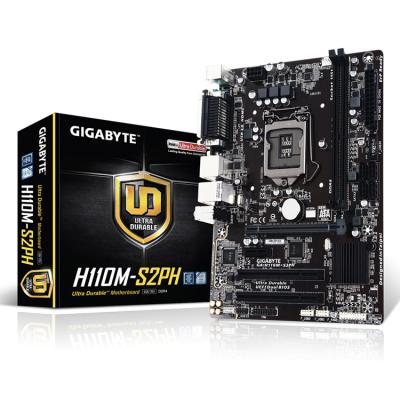 China GIGAOCTET INTEL Desktop Socket 1151 Supports Intel Core 7th 6th GA-H110M-S2PH Processors with DDR4 DIMM H110 Express Chipset Motherboard for sale