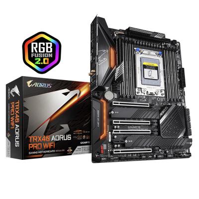 China GIGAOCTET PRO WIFI AMD TRX40 AORUS Gaming Desktop Motherboard Used For 3rd GEN AMD Ryzen Threadripper CPUs for sale