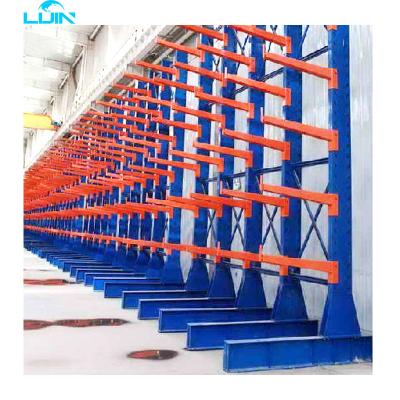 China Adjustable By Yourself LIJIN Heavy Duty Warehouse Storage Cantilever Racking For Long Pipe for sale