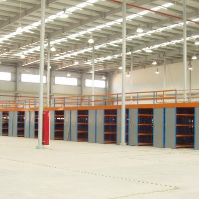 China Heavy Duty Corrosion Protection LIJIN Warehouse Racking Supported Mezzanine Platform Racking System for sale