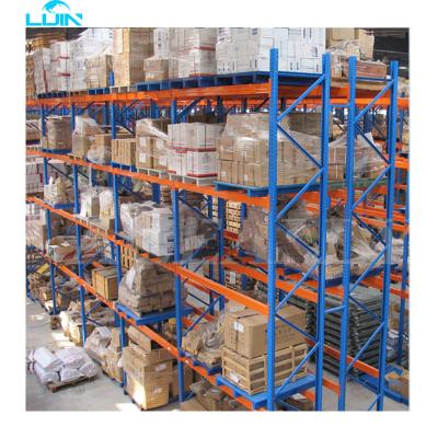 China LIJIN Corrosion Protection Light Storage Metal Shelf Warehouse Industrial Adjustable Shelving for sale