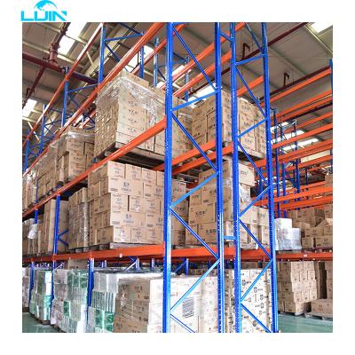 China LIJIN Corrosion Protection Industrial Storage Carbon Box Pallet Rack Shelving System with pallrt support for sale