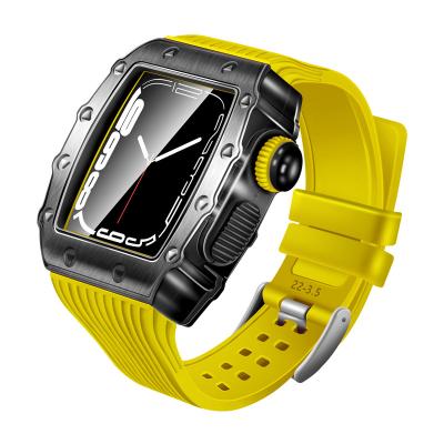 China Replacement Watch Case With Strap Mimoo 316L Stainless Steel Watch Case Parts Apple Watch Case Richard Mill For Apple Watch iwatch for sale