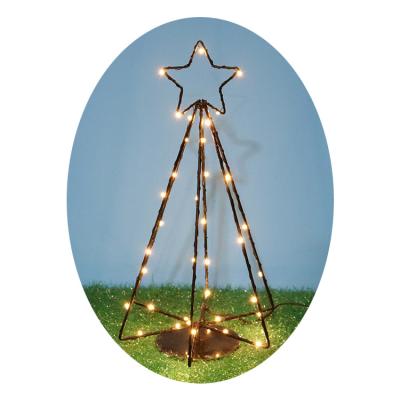 China 2022 Warm Light Energy-saving Rotating Tree Mockup Tree Decorative Pendant Lamp for sale