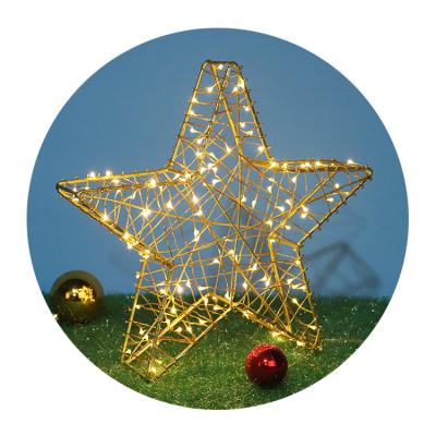 China 2022 Starry Pentagon Pendant Lamp Decorative Warm Mockup Bright Energy Saving Lights for sale