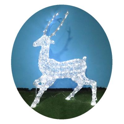 China Milu Deer Christmas Decorations Accented Outdoor Holiday Lights for sale