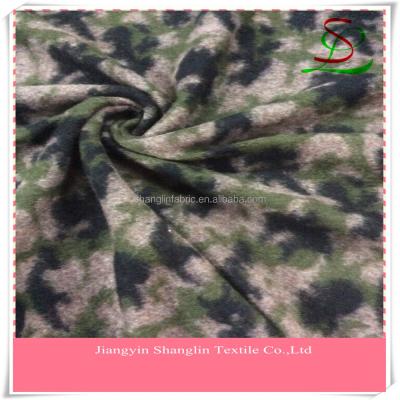 China Jacquard Jacquard Camouflage Woolen Fabric For Winter Coats for sale