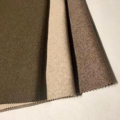 China 100%polyester knitted organic lightweight woolen fabric for clothing for sale