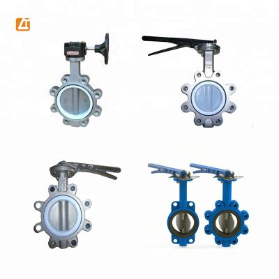 China General China valve manufacturer manual seal rubber hook 10 inch wafer type butterfly valve from Tianjin lituo factory for sale