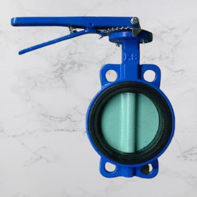 China General Hard Sealed Handled Insulating Flange Butterfly Valve For General Use for sale