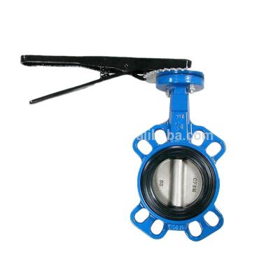 China 6 inch worm gear general high quality sanitary butterfly valve for sale