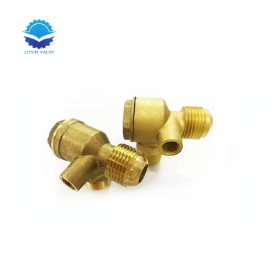 China General Brass Air Compressor Check Valve One Way Valve Single Brass Check Valve for sale