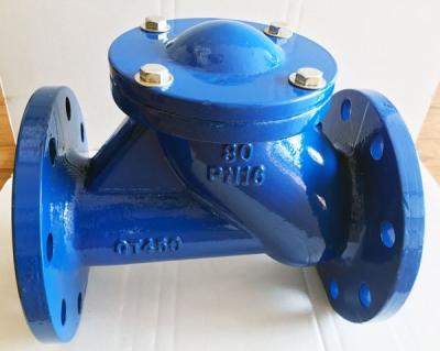 China General Type DIN Cast Iron Ball Check Valve for sale