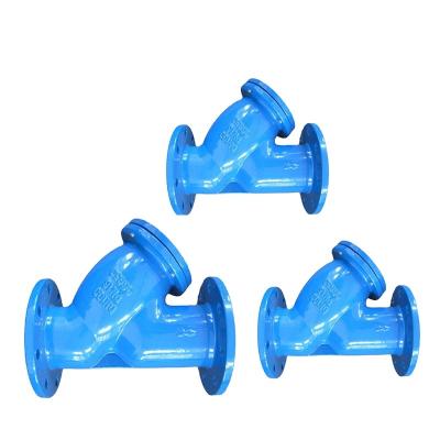 China CI/DI/WCB/SS 4 Inch DIN3202 F1 Cast Ductile Iron Magnetic Y Type Strainer For Water for sale