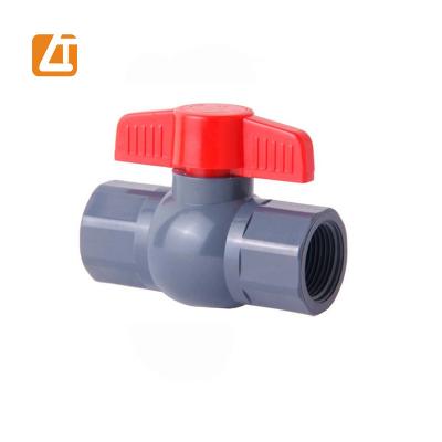 China 2 inch dn40 general compact pvc ball valve for sale