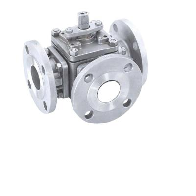 China Stainless Steel DN15-DN100 3 Way General Ball Valves 2 Inch for sale