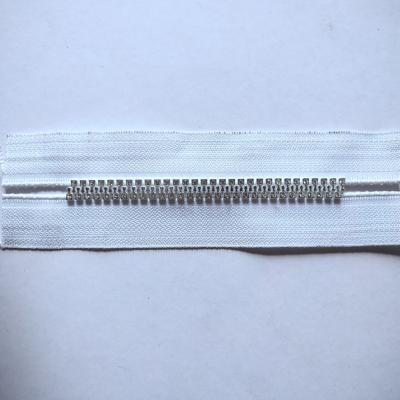 China Patent Manufacturing Golden Colored Open End Invisible Nylon Zipper For Clothes Pants Or Home Textile for sale