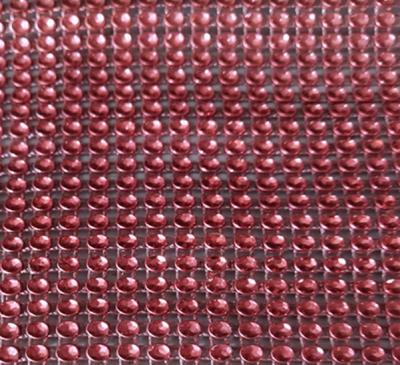 China Garment Crystal Hotfix Rhinestone Sheet Iron On Rhinestone Transfer Designs Rhinestone Mesh Fabric For Dress for sale