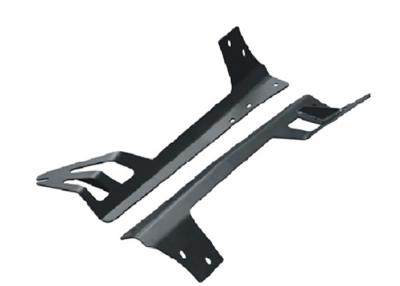 China Pair Jeep Straight Double Light Bar Bracket , Svt Raptor Brow Mount Kit Black for sale