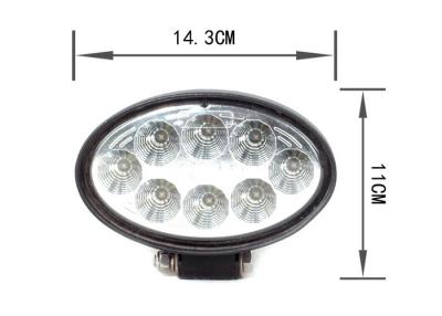 China 8 Chips 1920lm LED Vehicle Driving Lights Spot Beam PC Lens For Cars Trucks for sale