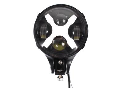 China Angel Eye Automotive Led Spotlights , 60w 6 Inch Round Jeep Wrangler Headlights for sale