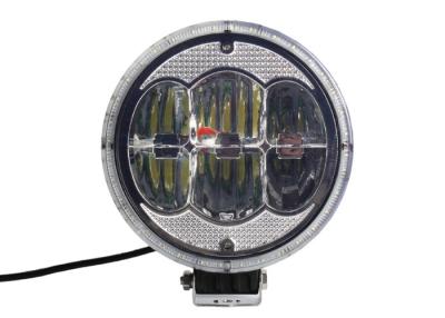 China Motorcycle Dr Beam Round Led Headlights , 60w Led Daytime Running Lights Emark for sale