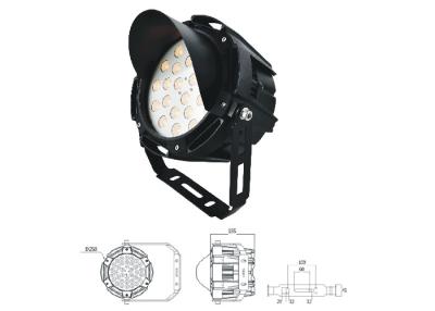 China RGB Round LED Flood Lights Class 1 Inter DMX Control Waterproof 72w for sale