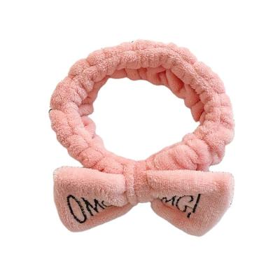 China Comfort Soft And Not Hurt The Hair Limited Time Offer Makeup Fur Headbands Spa Makeup Spa Headband For Makeup for sale