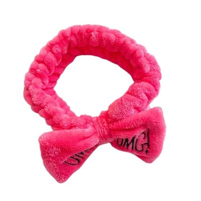 China Comfort Soft and Not Hurt Hair Maker Promotions Custom Remove 2022 Makeup Headband For Girls for sale