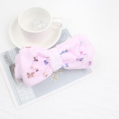 China Comfort Soft And Do Not Hurt Hair Manufacturer Promotions Wedding Fashion Face Wash Makeup Headband 2022 for sale