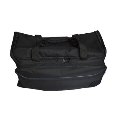 China Custom black fashion duffle luggage travel bag for men for sale