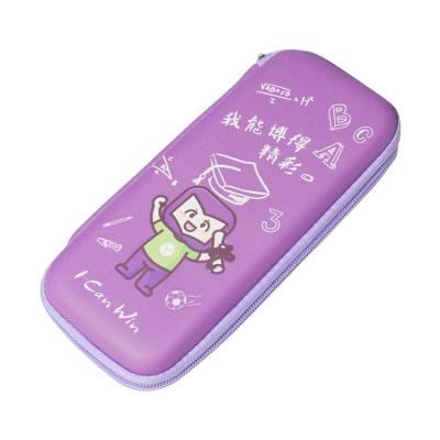 China Hard Shell Large Capacity School Pencil Case With Creative And Multifunctional Double-Layer Handle Student Pencil Case for sale