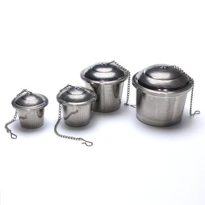 China WITH LID and Steeper Movable Leaf Tea Infuser Stainless Steel Ultra Fine Strainer for Superior Brewing Experience for sale